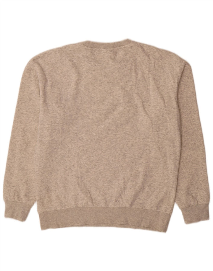 Jack & Jones moletom masculino jumper grande algodão manchado cinza