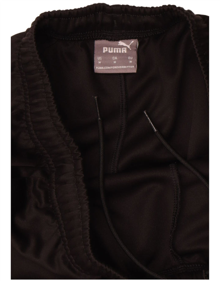 Calça de treino masculina Puma médio preto colorblock poliéster