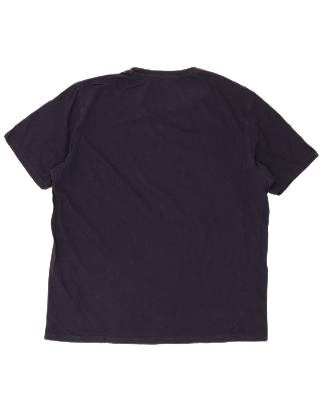 Camiseta gráfica masculina Trussardi Top XL algodão azul marinho