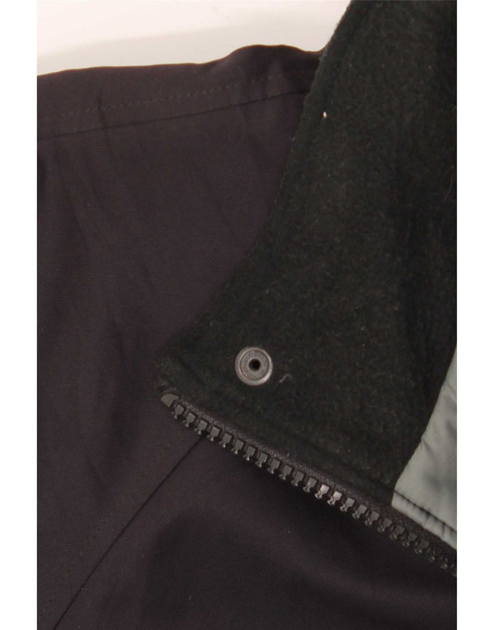 Casaco corta-vento masculino Trussardi IT 50 grande poliéster preto