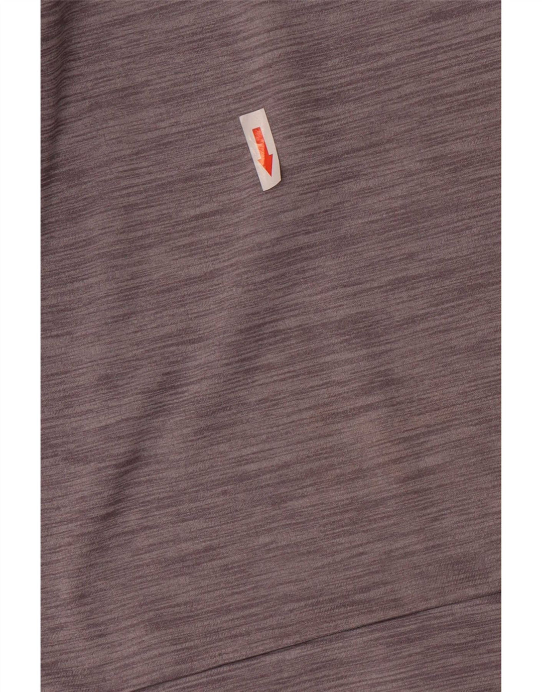 Pulôver masculino Nike Dri Fit com decote em zíper, moletom XL cinza manchado de poliéster