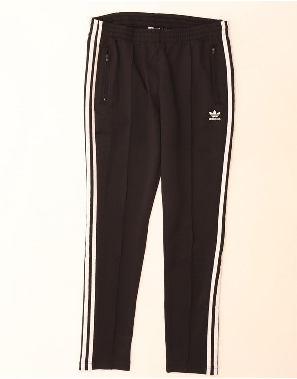 Calça de treino feminina Adidas UK 14 poliéster preto médio