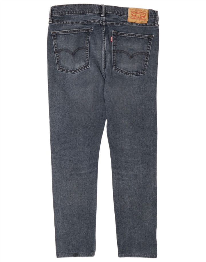 Levi's Mens Slim Jeans W34 L30 Azul Marinho Algodão