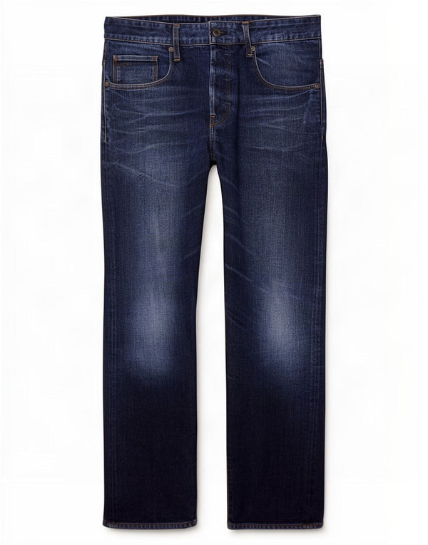 Jeans retos masculinos G-Star W36 L29 algodão azul marinho