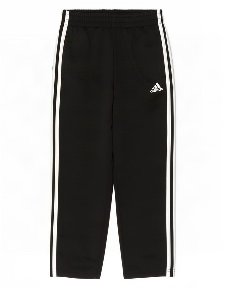 Calças de treino Adidas meninos 5-6 anos pretas