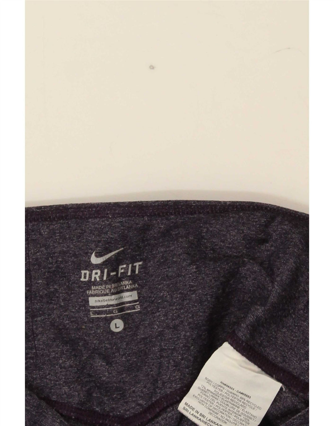 Leggings Nike Dri Fit Capri UK 14 Grande Azul Marinho Poliéster