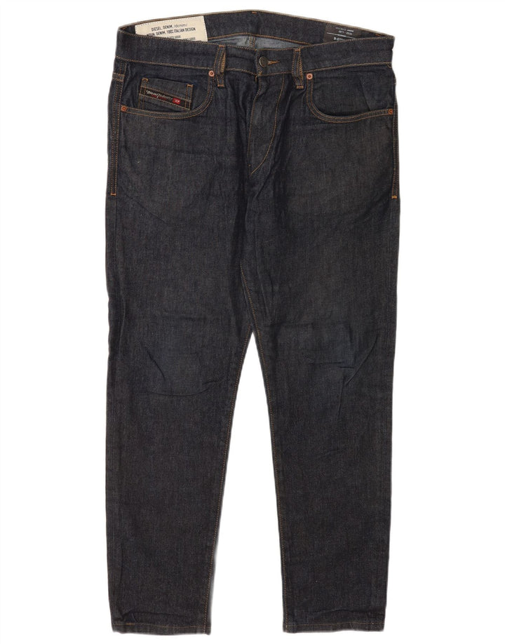 Diesel Masculino D-Strukt Slim Jeans W32 L27 Azul Marinho Lyocell