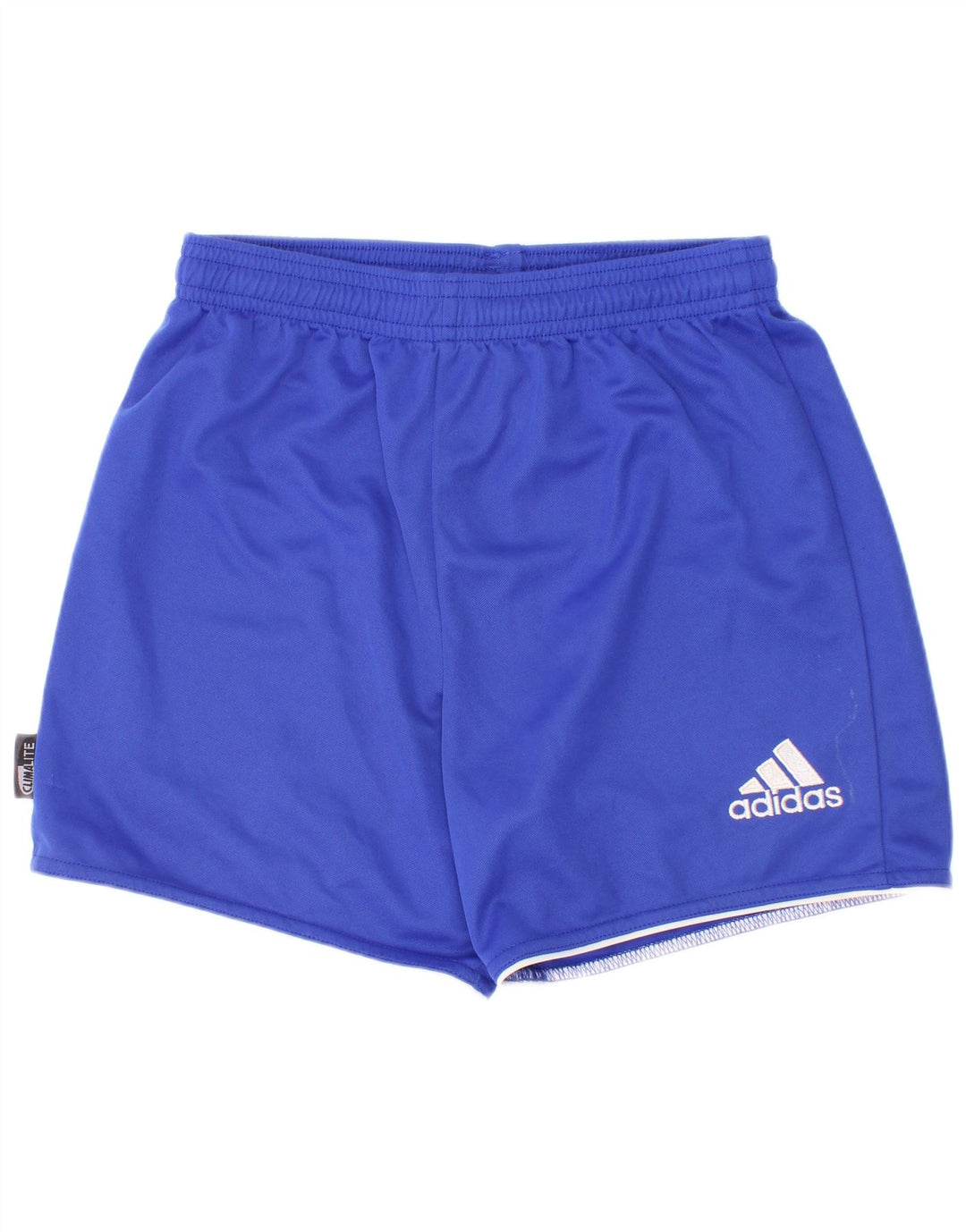 Shorts esportivos Adidas Boys Climalite 9-10 anos azul poliéster