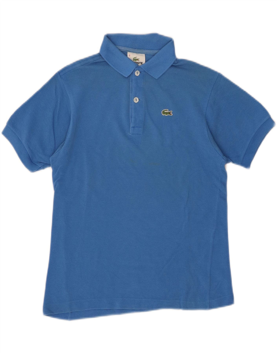 Polo Lacoste Menino 11-12 Anos Azul Algodão
