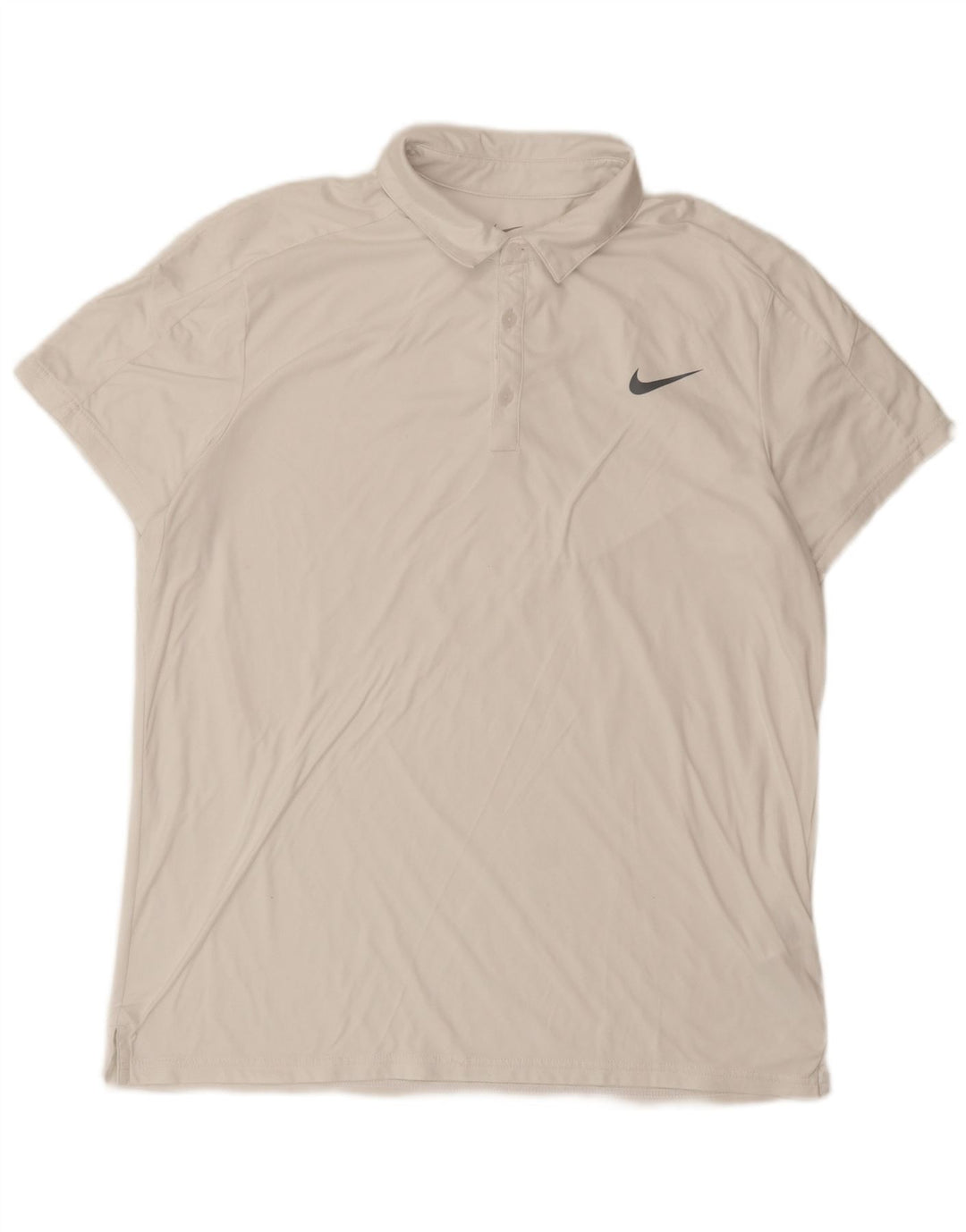 Camisa polo masculina NIKE grande poliéster branco