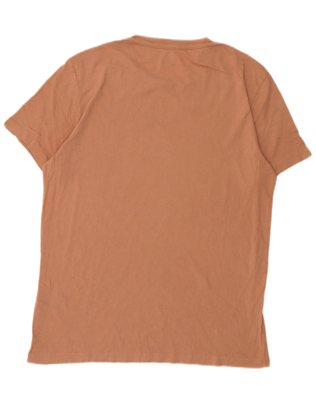 Camiseta masculina All Saints Top de algodão marrom médio