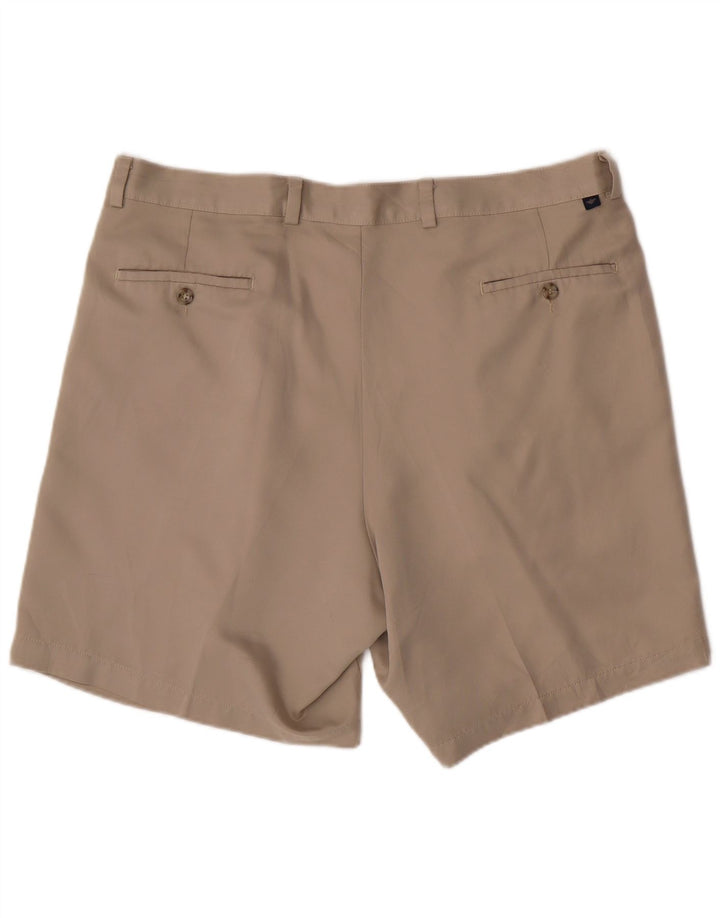 DOCKERS Masculino Pegged Chino Shorts W38 XL Algodão Cinza