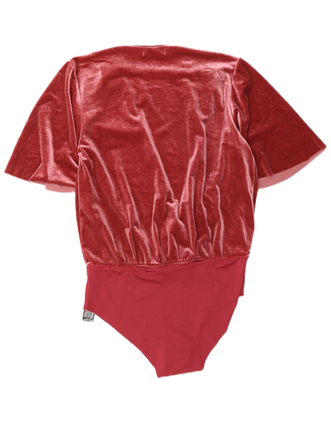 Macacão feminino de veludo Zara UK 16 grande poliéster rosa