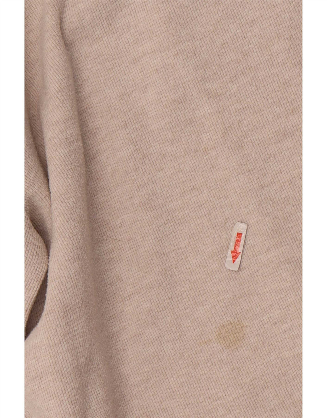 Zara Vestido feminino manga 3/4, Reino Unido 12 Médio Bege