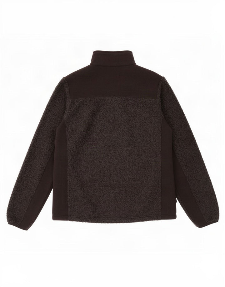 Jaqueta de lã masculina Jack Wolfskin Reino Unido 38 poliéster preto pequeno