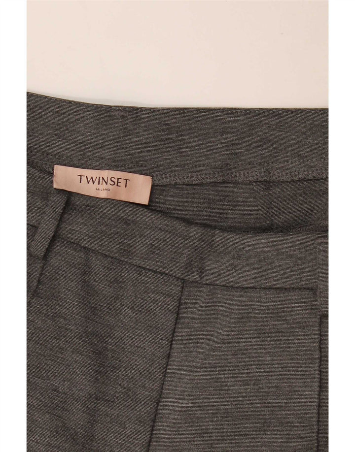 Calça capri feminina Twinset W32 L22 cinza