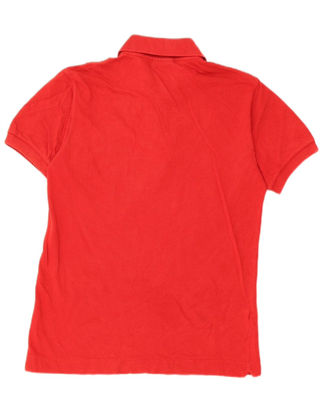 Camisa polo masculina Lacoste tamanho 2 XS algodão vermelho