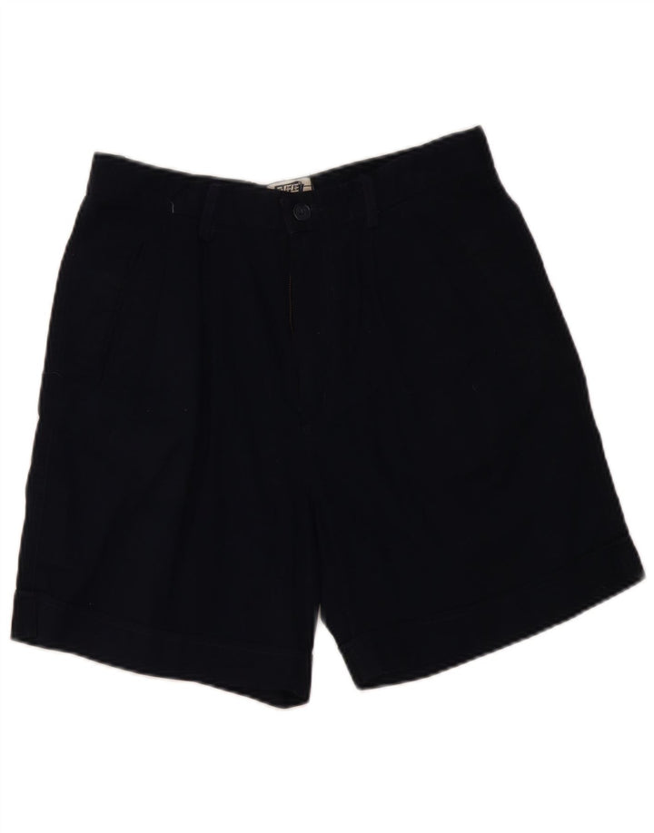 Shorts cargo feminino Rifle W33 grande algodão azul marinho