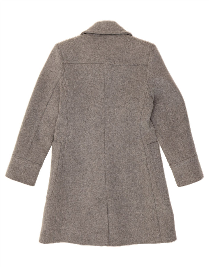 WHISTLE Womens Overcoat UK 12 Medium Grey Wool Vintage Whistle and Second-Hand Whistle from Messina Hembry 