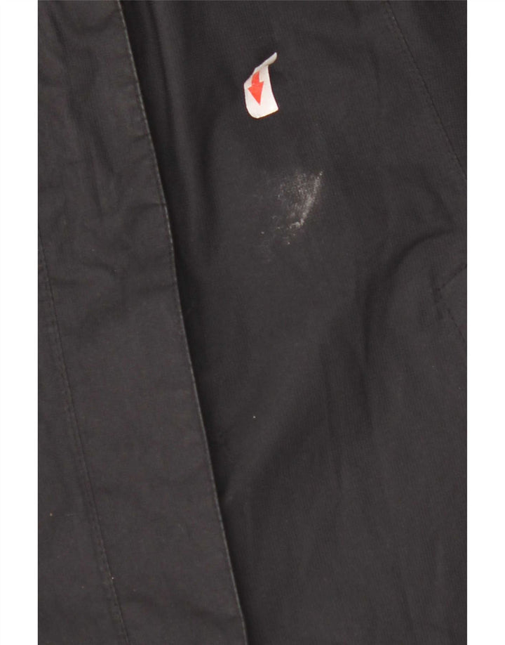 Jaqueta corta-vento feminina com capuz The North Face UK 14 médio preto