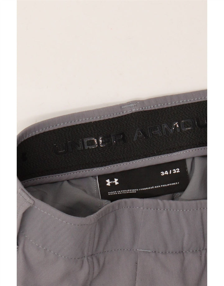 Under Armour Mens Slim Chino Calças W34 L32 Cinza