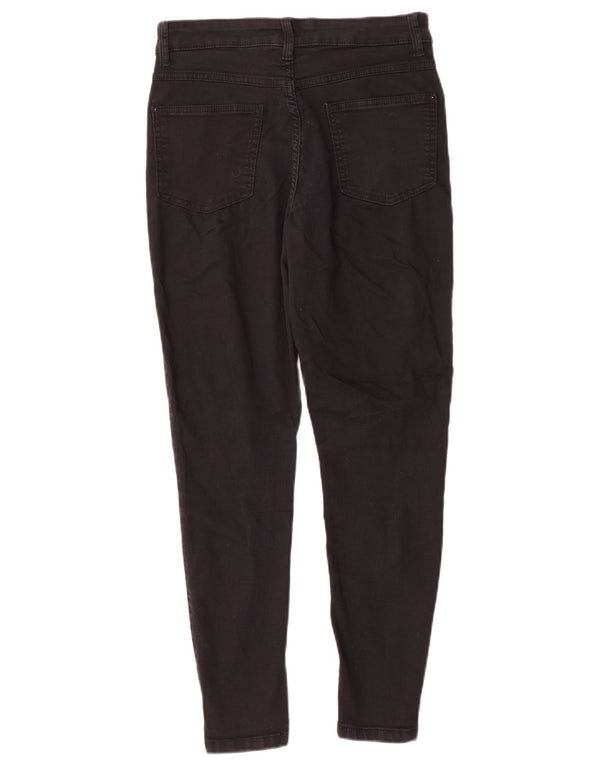 Marks & Spencer Calça Jeans Feminina Crop Jegging Reino Unido 10 Pequeno W28 L26 Preto