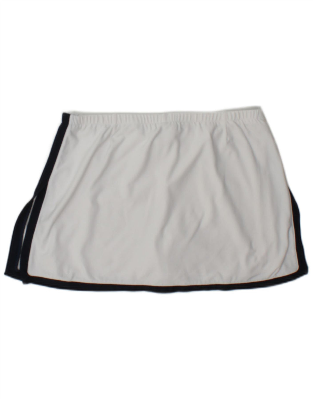 Mini saia de tênis feminina Nike US 8/10 médio branco colorblock poliéster