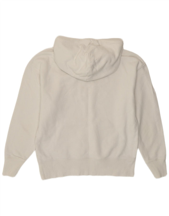 TOMMY HILFIGER moletom com capuz masculino XS algodão branco