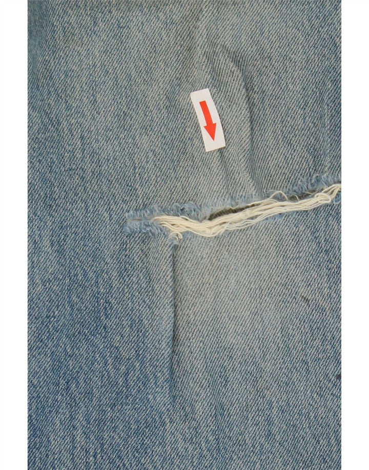 Levi's Masculino 516 Slim Straight Jeans W32 L26 Azul Algodão