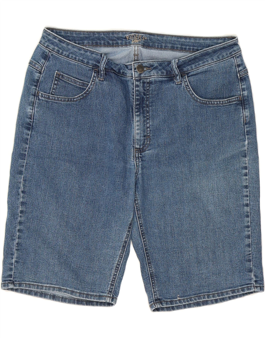 LEE Womens Riders Bermuda Denim Shorts US 16 2XL W36  Blue Cotton Vintage Lee and Second-Hand Lee from Messina Hembry 