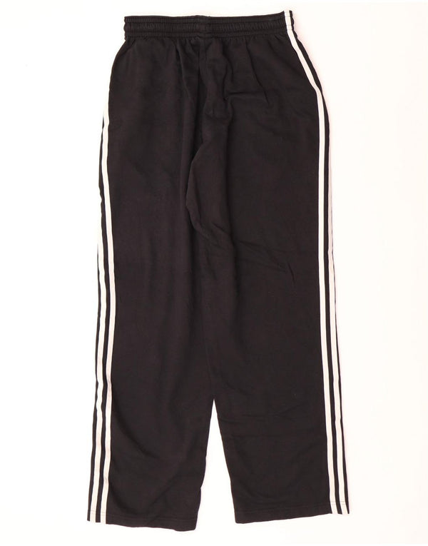 Calça de treino feminina ADIDAS UK 14 grande algodão preto