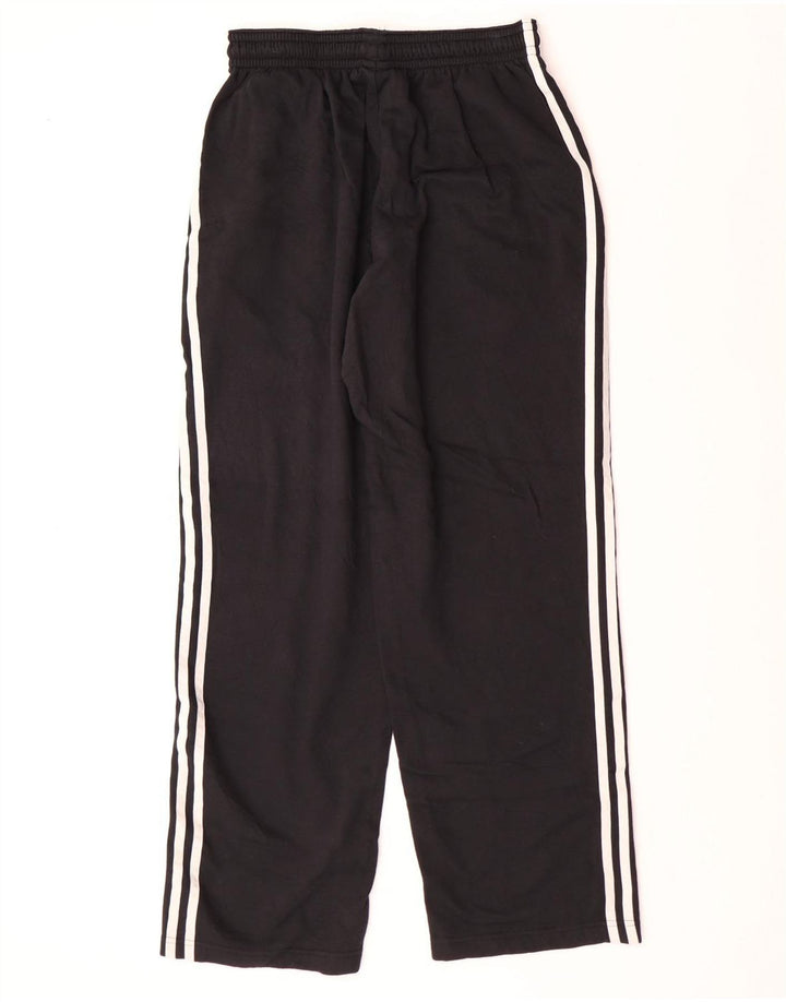 Calça de treino feminina ADIDAS UK 14 grande algodão preto