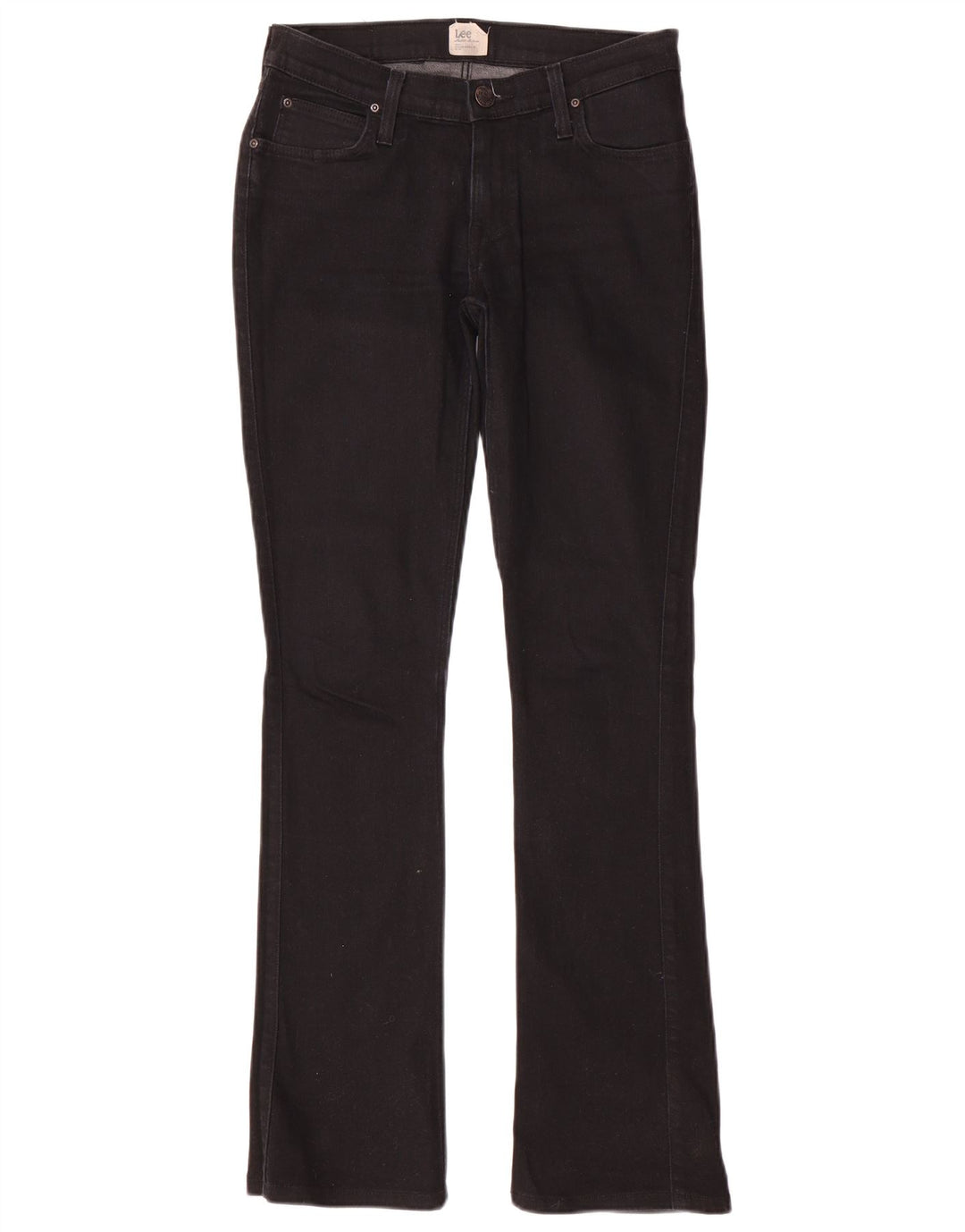 Lee Womens Bonnie Bootcut Jeans W29 L33 Algodão Preto