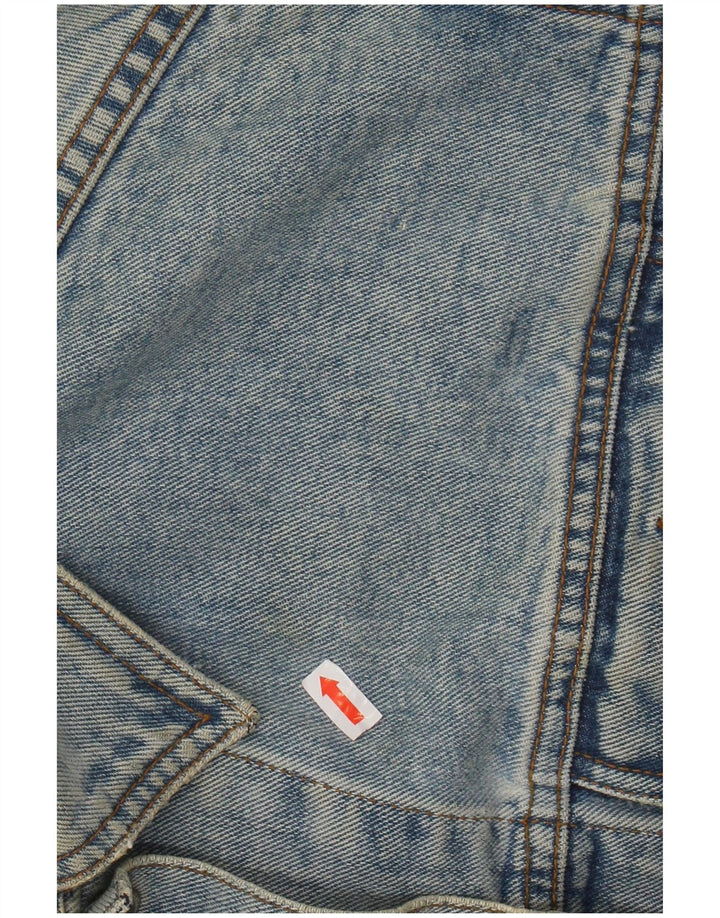 Jaqueta jeans feminina ONYX UK 14 algodão azul médio