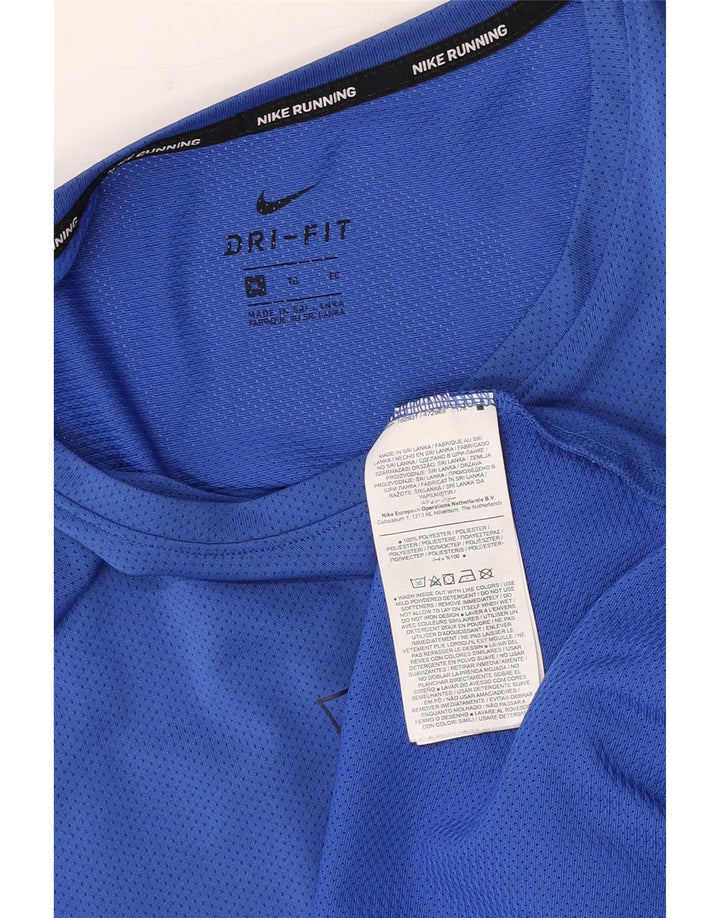 Camiseta Nike Masculina Dri Fit Graphic Top XL Azul Poliéster