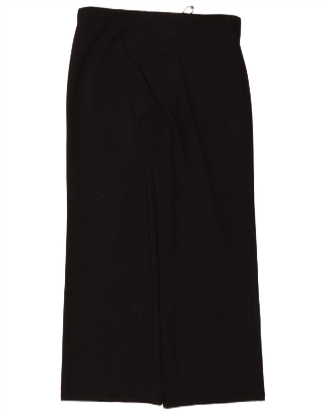 Calça de treino feminina OASIS com perna larga grande W32 L28 poliamida preta