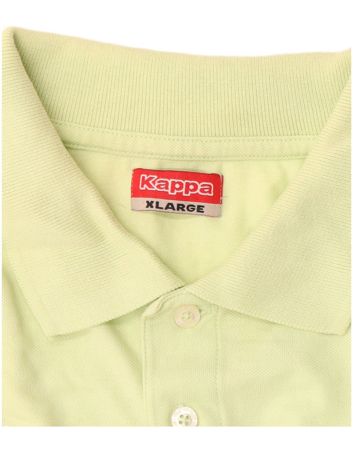 Camisa polo masculina Kappa XL algodão amarelo