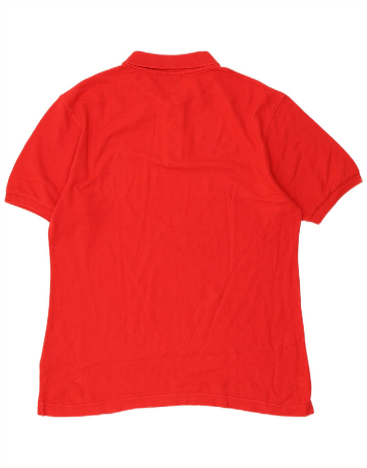 Camisa polo masculina Fila grande algodão vermelho