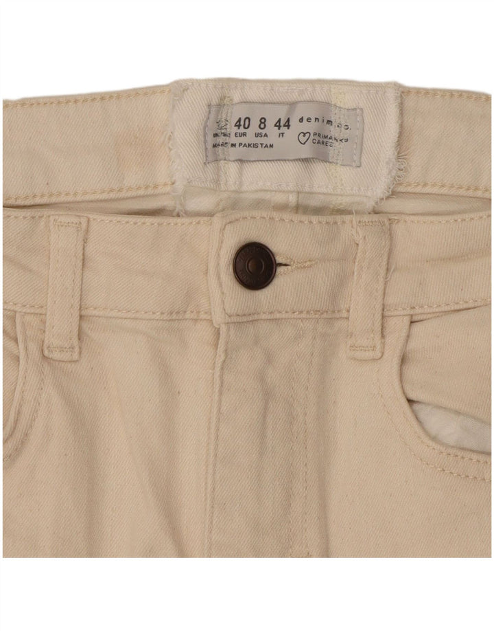 Calça jeans feminina Zara EU 40 médio W28 L25 bege