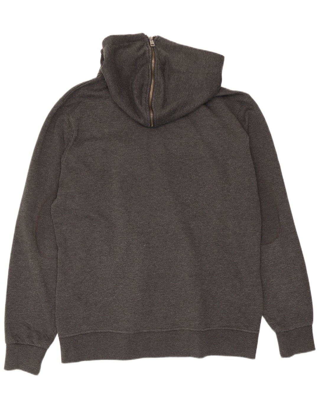 Guess Suéter masculino com capuz e zíper 2XL poliéster cinza