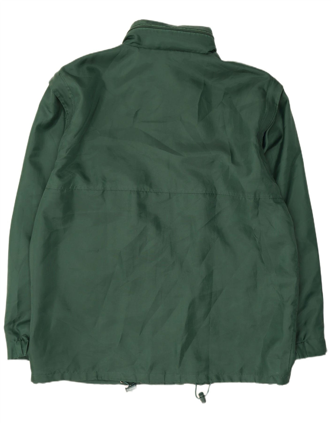 Jaqueta de chuva masculina Spalding com capuz UK 42 XL poliamida verde