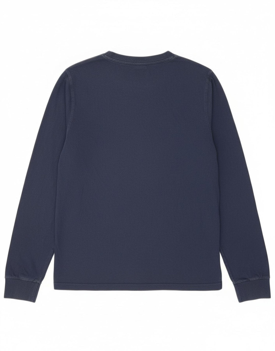 Ellesse Top gráfico feminino manga comprida Reino Unido 12 algodão azul marinho médio