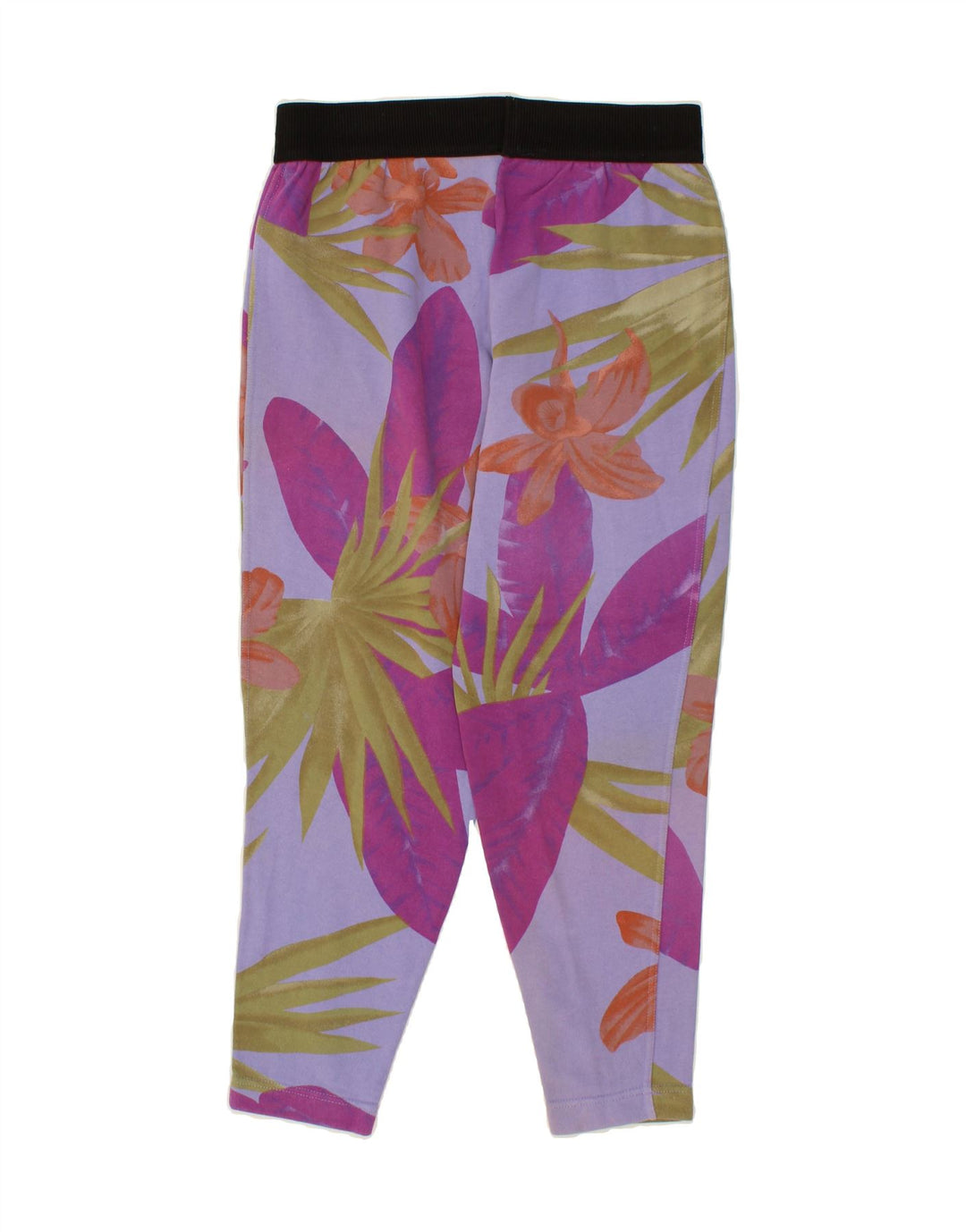 BELFE Womens Leggings IT 46 Large Purple Floral Vintage Belfe and Second-Hand Belfe from Messina Hembry 