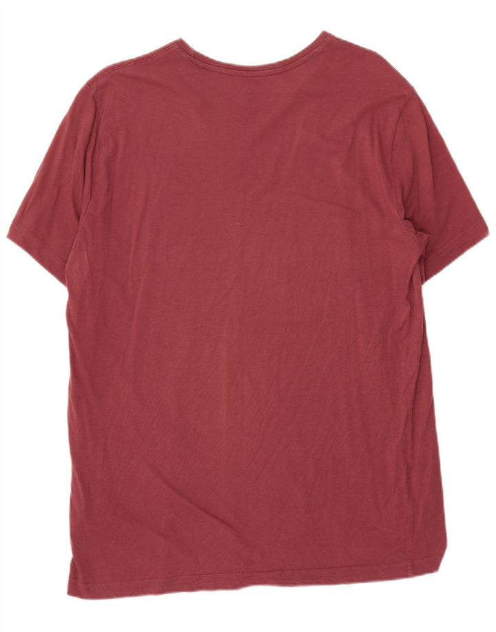 Camiseta gráfica masculina Mustang Top XL algodão marrom
