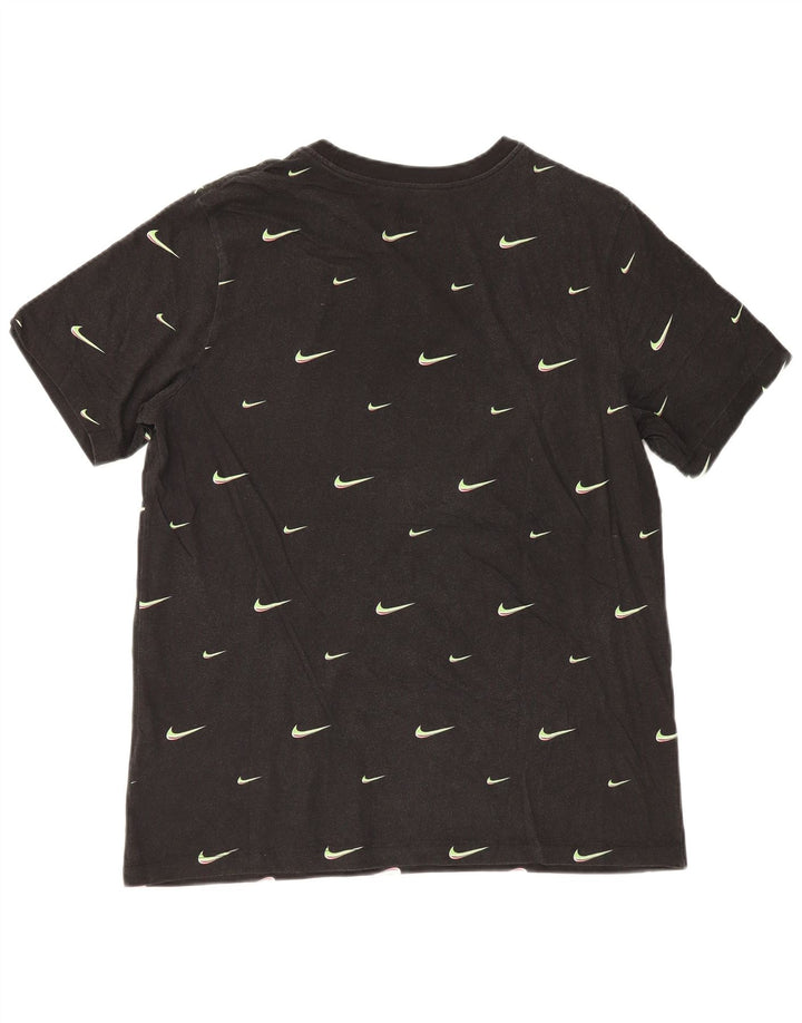 Camiseta gráfica masculina Nike grande algodão preto