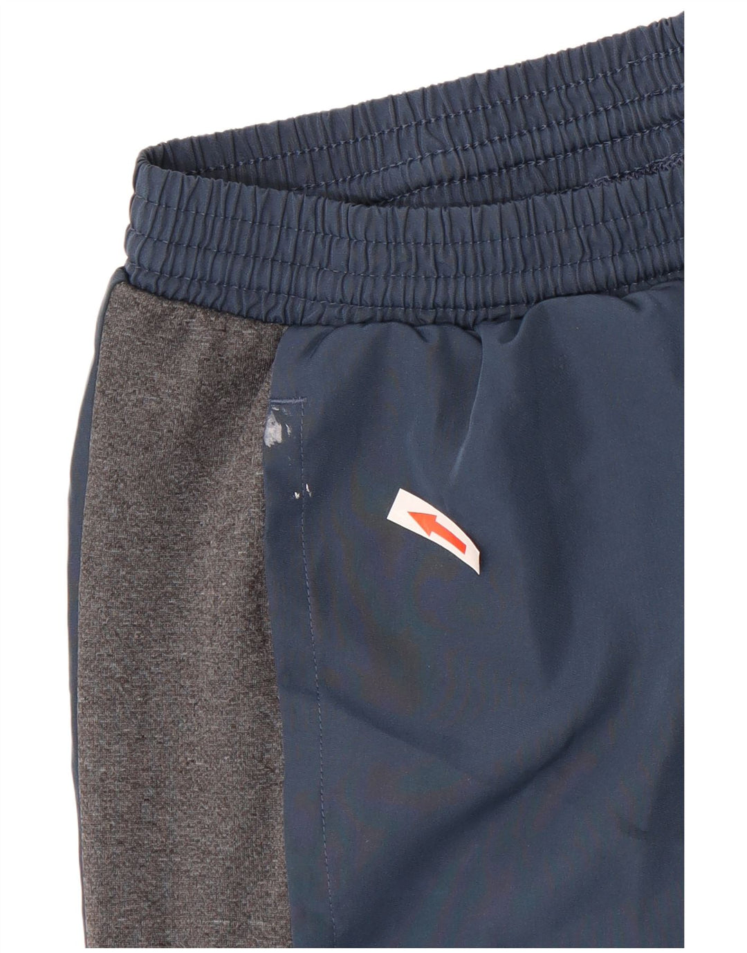 Shorts esportivos masculinos Adidas médio azul colorblock poliéster