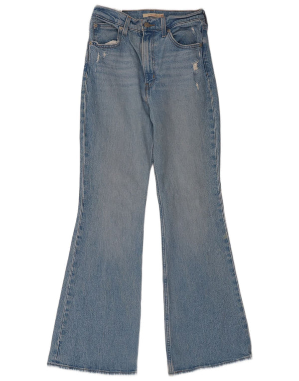 Calça jeans feminina Levi's cintura alta larga W26 L32 algodão azul