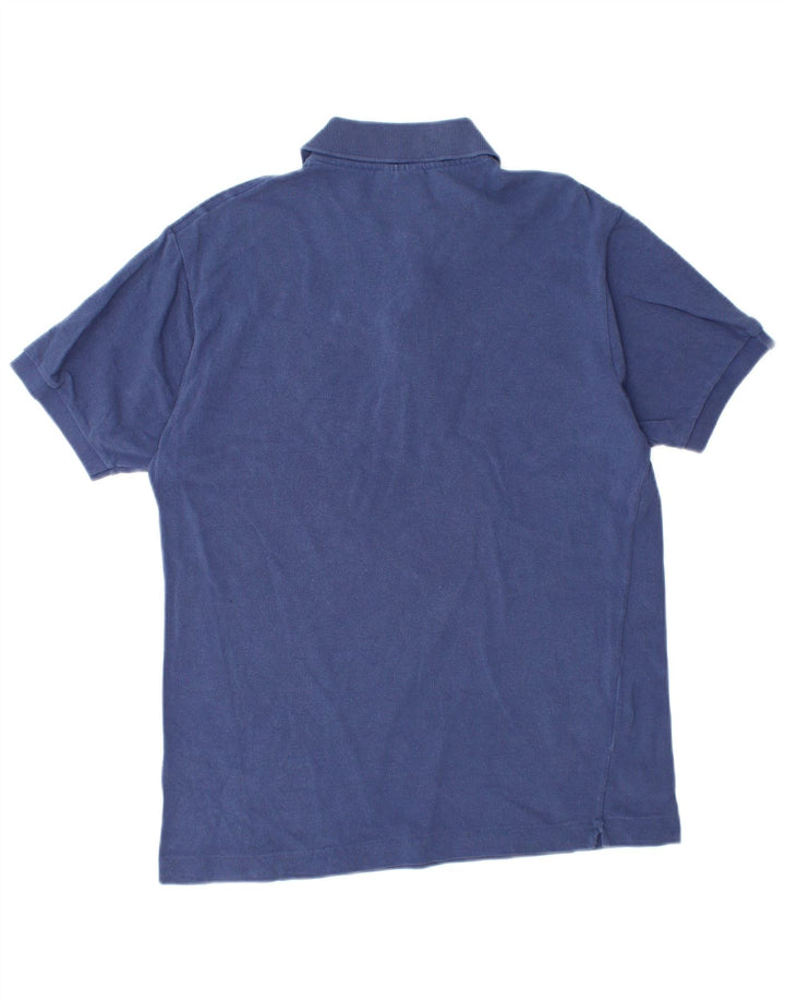 Camisa polo masculina LACOSTE tamanho 4 médio algodão azul marinho