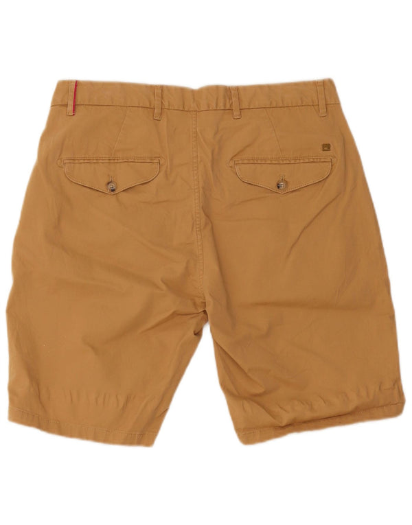 Scotch & Soda Mens Chino Shorts W33 Algodão Bege Médio
