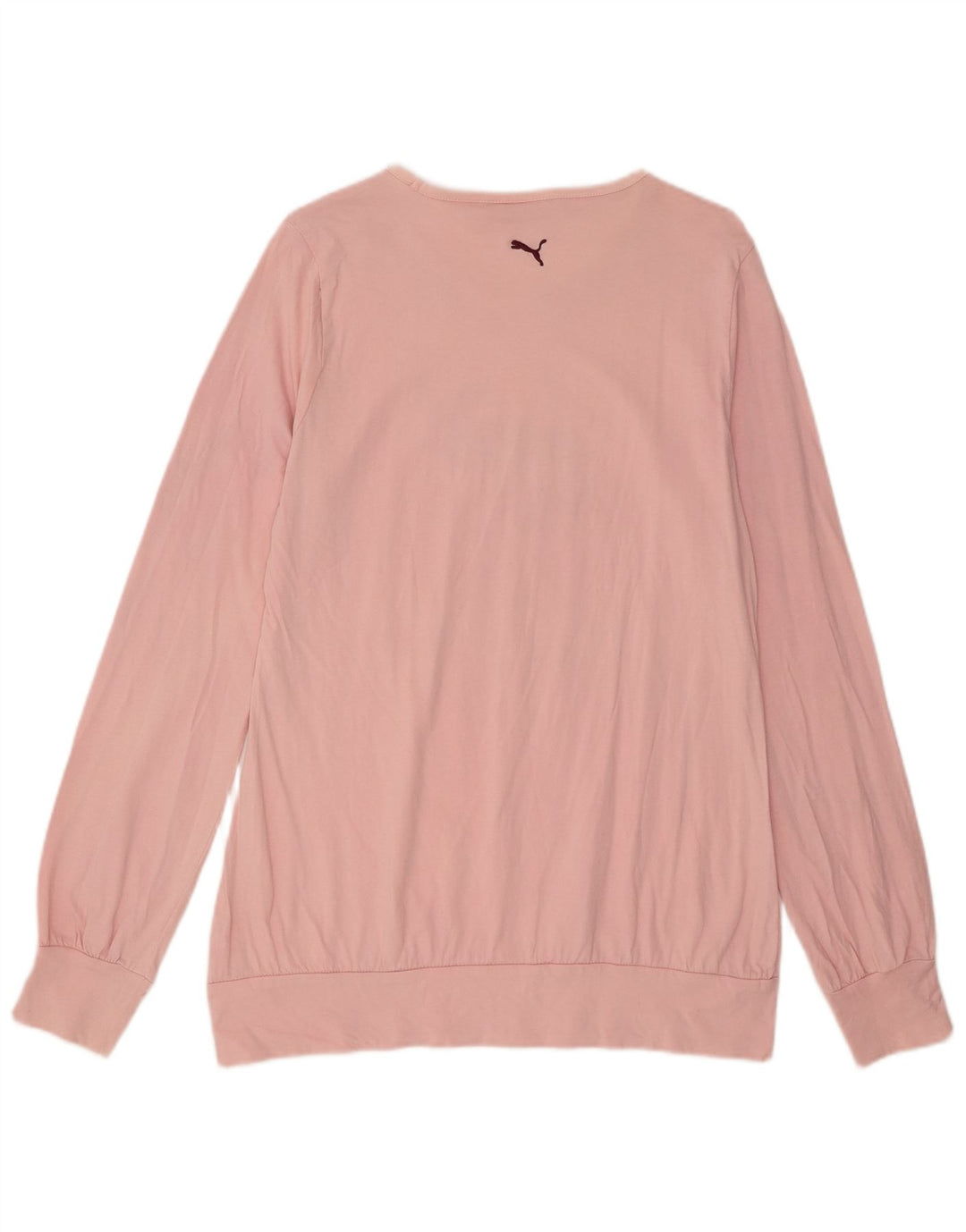 Puma moletom gráfico feminino jumper UK 16 grande rosa